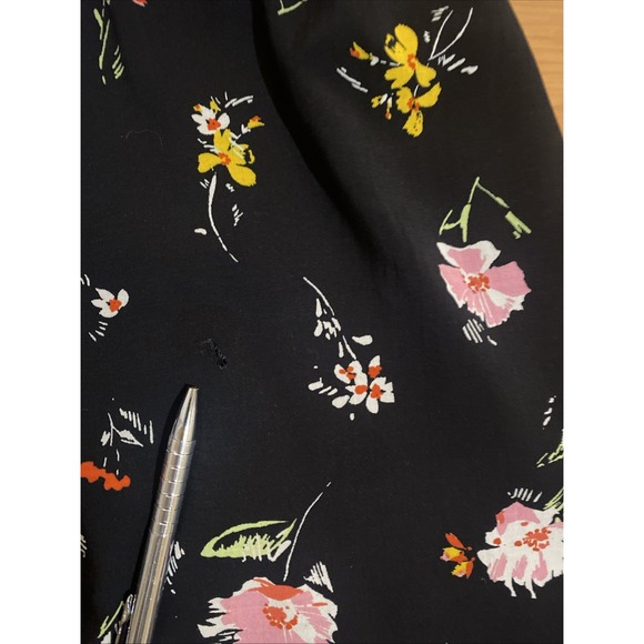 Free People 'Greatest Day' Mini Dress Smocked Waist Black Floral Size Small - Picture 11 of 12